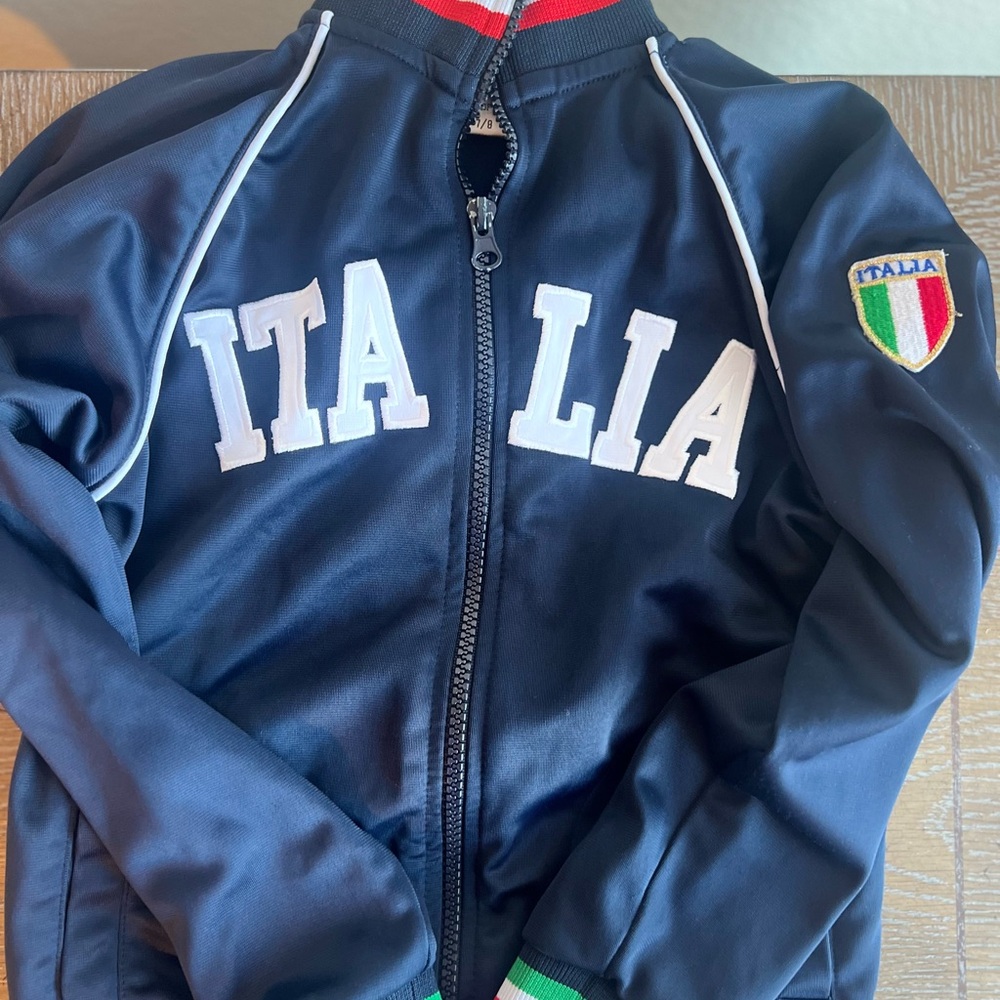 Italia Soccer Zip Up size 7/8